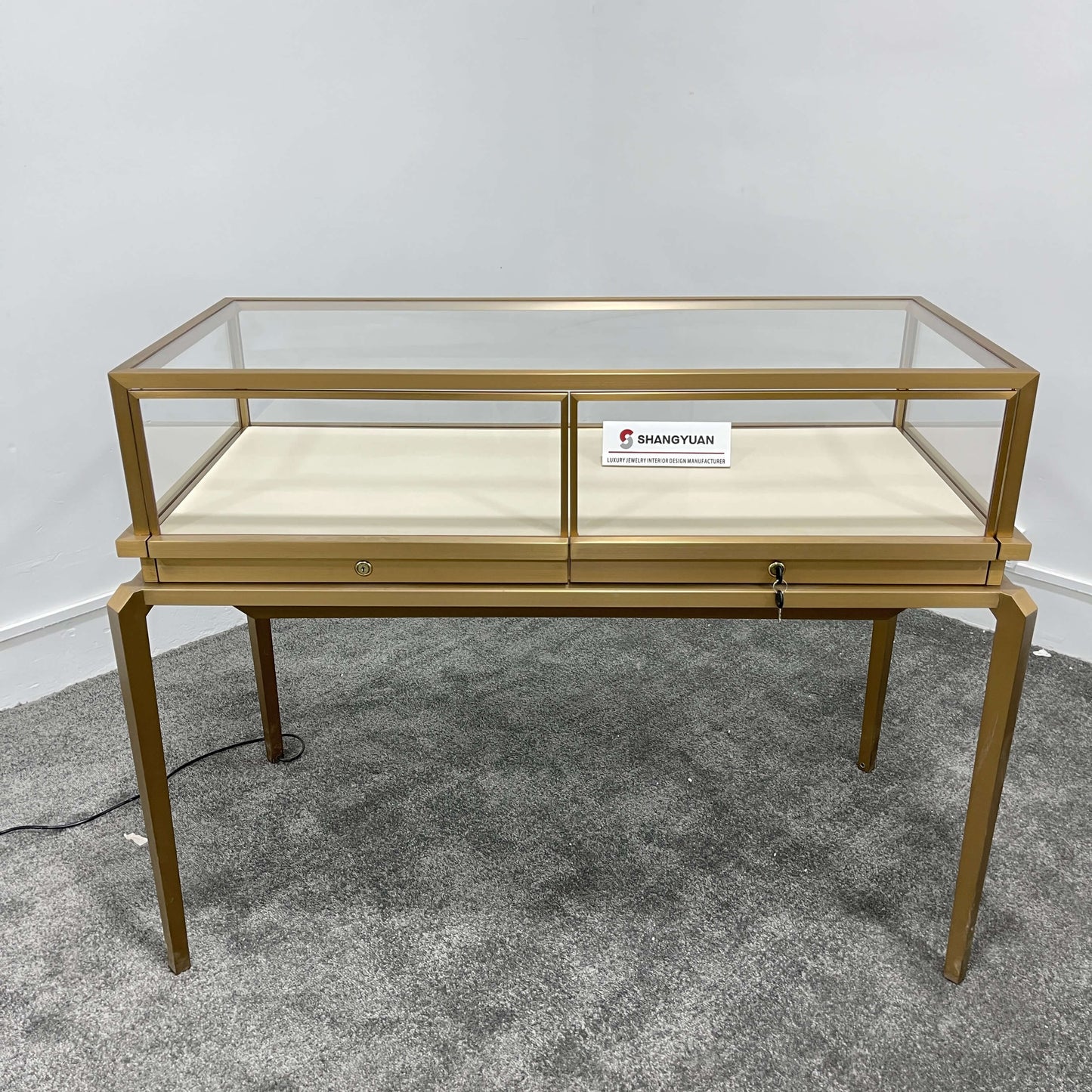 Contemporary Split-Deck Jewelry Table