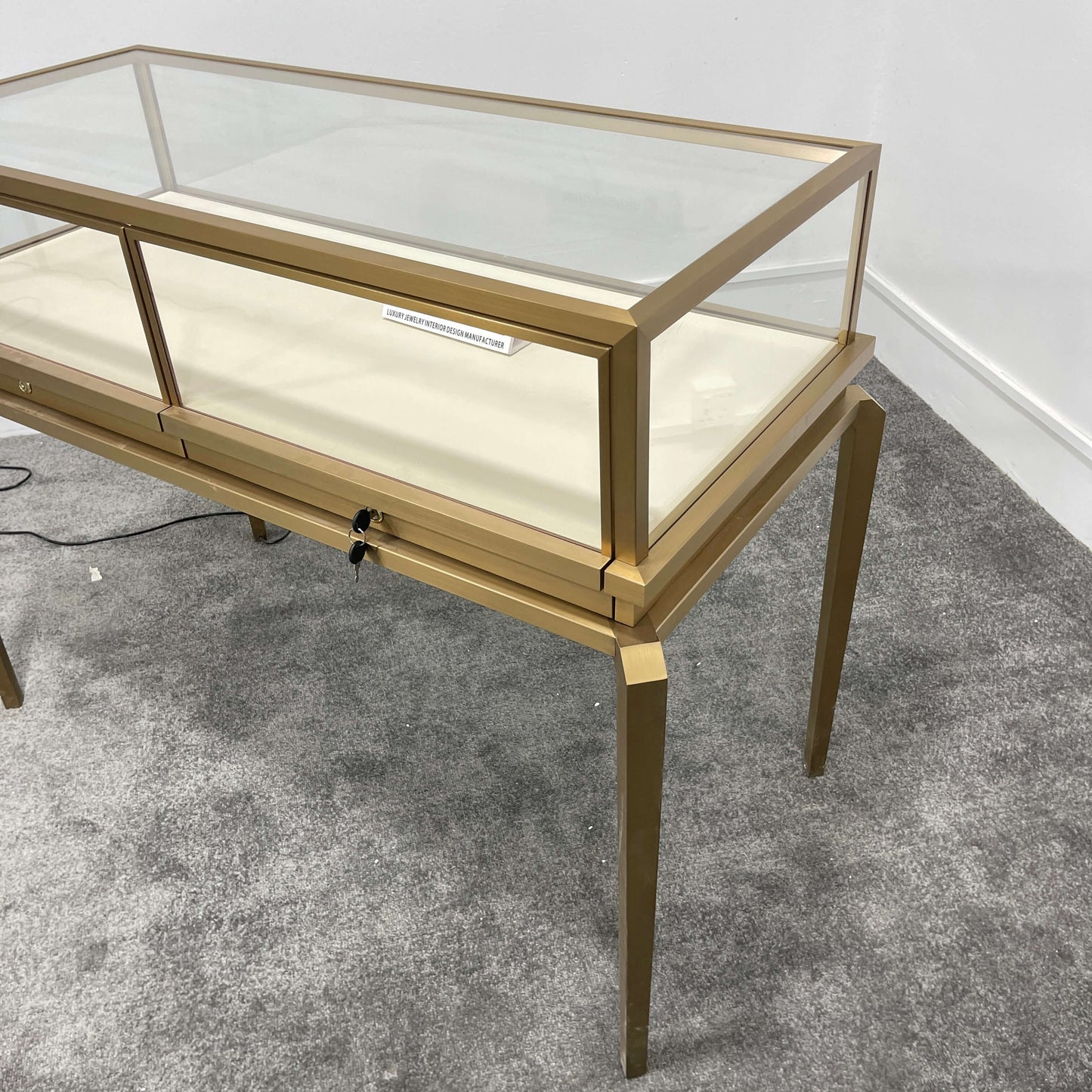 Contemporary Split-Deck Jewelry Table
