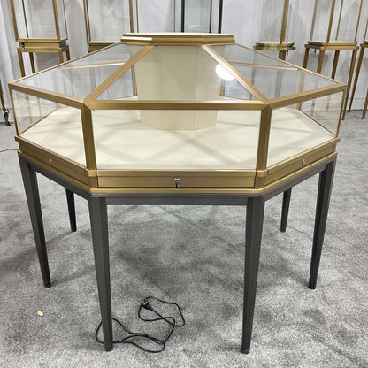 Hexagonal Centerpiece Jewelry Island Counter