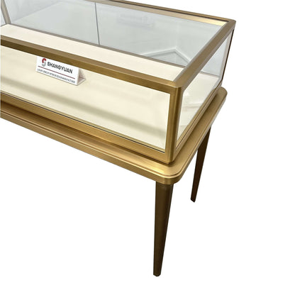 Minimalist Gold Flat-Top Jewelry Table