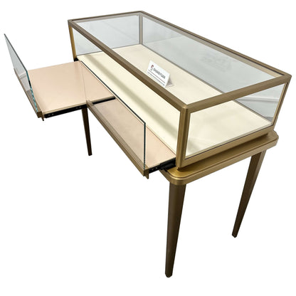 Minimalist Gold Flat-Top Jewelry Table